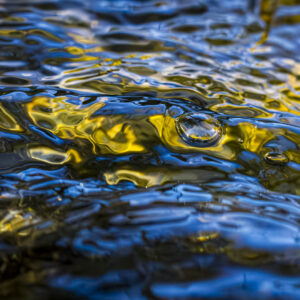 blue and yellow bubbles